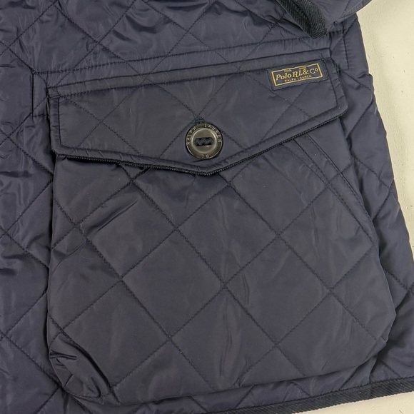 Polo Ralph Lauren Full Zip Quilted Car Coat Corduroy Collar Field Jacket NWT - Picture 7 of 13